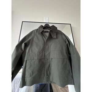 Uniqlo Gingham Check Button-Up Black White